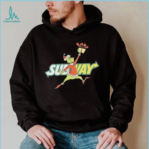 Santa Grinch Dabbing Subway shirt