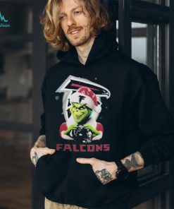 Santa Grinch Love Atlanta Falcons Christmas Shirt