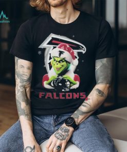 Santa Grinch Love Atlanta Falcons Christmas Shirt