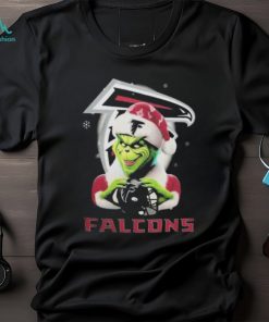 Santa Grinch Love Atlanta Falcons Christmas Shirt