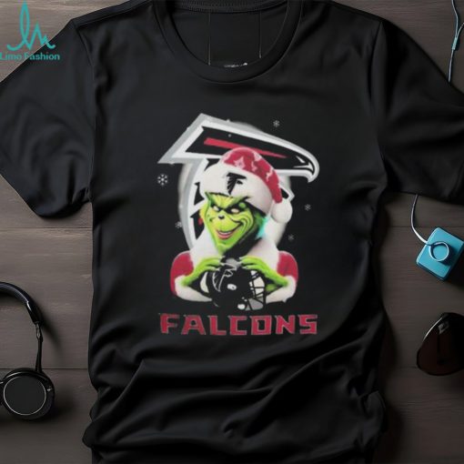 Santa Grinch Love Atlanta Falcons Christmas Shirt