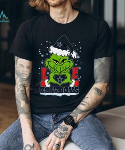 Santa Grinch Love Dallas Cowboys NFL Christmas Shirt, hoodie, sweater, long sleeve and tank top Santa Grinch Love Dallas Cowboys NFL Christmas Shirt