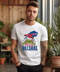 Santa Grinch Merry Billsmas Buffalo Football Logo T shirt