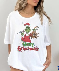 Santa Grinch Merry Grinchmas Nurse Light Shirt