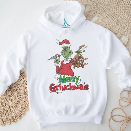 Santa Grinch Merry Grinchmas Nurse Light Shirt