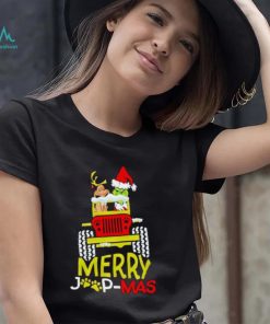 Santa Grinch Merry Jeep mas shirt