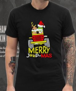Santa Grinch Merry Jeep mas shirt