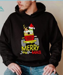Santa Grinch Merry Jeep mas shirt