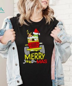 Santa Grinch Merry Jeep mas shirt