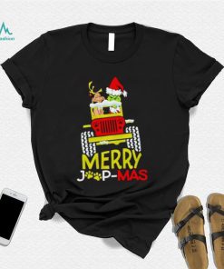 Santa Grinch Merry Jeep mas shirt
