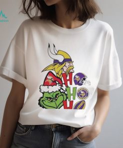 Santa Grinch Minnesota Vikings Hohoho Christmas T Shirt, hoodie, sweater, long sleeve and tank top Santa Grinch Minnesota Vikings Hohoho Christmas T Shirt
