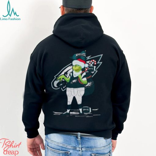 Santa Grinch NFL Philadelphia Eagles T Shirt