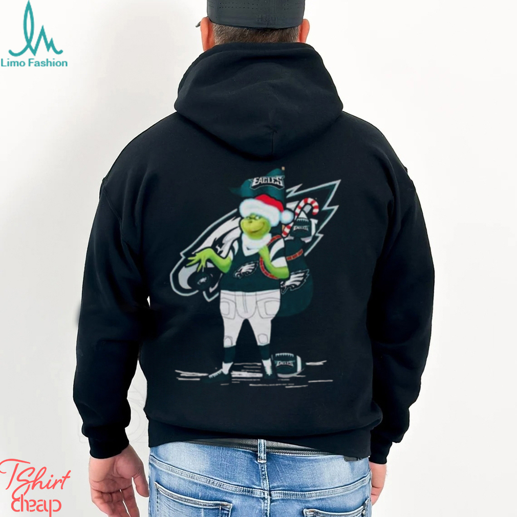 Santa Grinch NFL Philadelphia Eagles T Shirt Santa Grinch NFL Philadelphia Eagles T Shirt