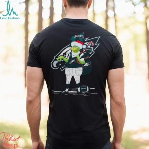 Santa Grinch NFL Philadelphia Eagles T Shirt