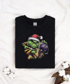 Santa Grinch Pittsburgh Steelers Shoot Baltimore Ravens Christmas Shirt, hoodie, sweater, long sleeve and tank top Santa Grinch Pittsburgh Steelers Shoot Baltimore Ravens Christmas Shirt