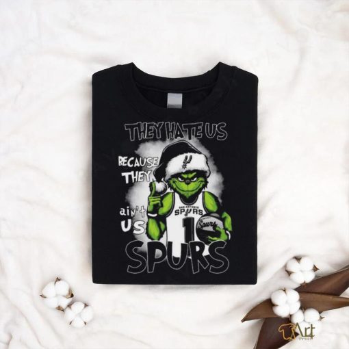 Santa Grinch They Hate Us Because They Ain’t Us San Antonio Spurs Shirt