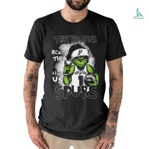 Santa Grinch They Hate Us Because They Ain’t Us San Antonio Spurs Shirt