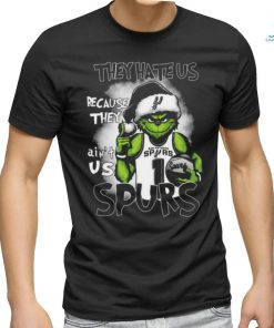 Santa Grinch They Hate Us Because They Ain’t Us San Antonio Spurs Shirt