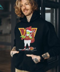 Santa Grinch Washington Commanders Gift Christmas 2023 Shirt