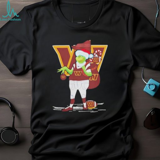 Santa Grinch Washington Commanders Gift Christmas 2023 Shirt