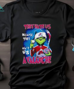 Santa Grinch they hate us because they ain’t us Colorado Avalanche shirt