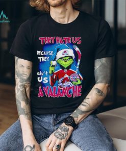 Santa Grinch they hate us because they ain’t us Colorado Avalanche shirt