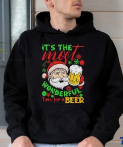 Santa It’s The Most Wonderful Time For A Beer Christmas Shirt