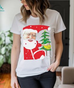 Santa James Cage White Merry Christmas shirt