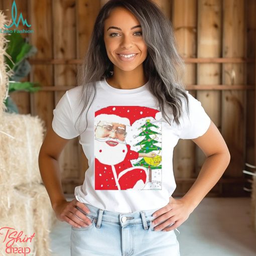 Santa James Cage White Merry Christmas shirt