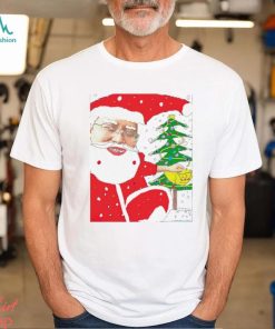 Santa James Cage White Merry Christmas shirt