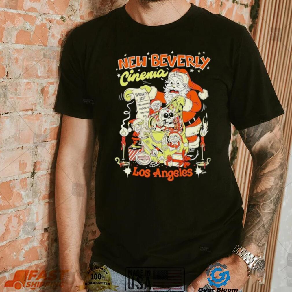Santa New Beverly Cinema Los Angeles shirt Santa New Beverly Cinema Los Angeles shirt