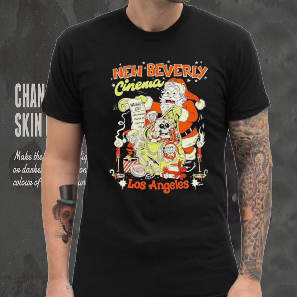 Santa New Beverly Cinema Los Angeles shirt Santa New Beverly Cinema Los Angeles shirt