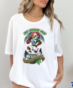 Santa Swoop Fly Eagles Fly On The Road Victory Christmas Shirt
