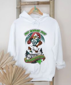 Santa Swoop Fly Eagles Fly On The Road Victory Christmas Shirt