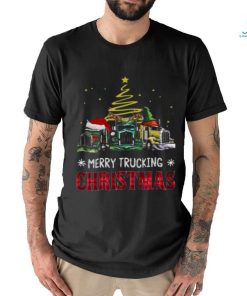 Santa Truck Merry Trucking Christmas 2023 T shirt