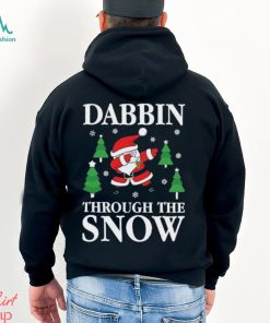 Santa dabbing through the snow christmas carol funny gift sweat shirt