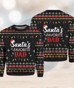 Santas Favorite Dad Ugly Christmas Sweater