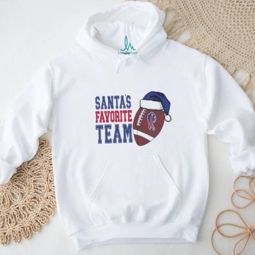 Santas Favorite Football Team Buffalo Bills Shirt