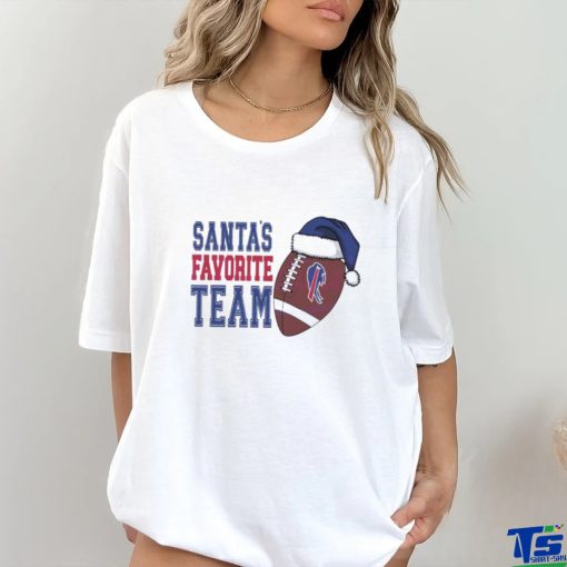 Santas Favorite Football Team Buffalo Bills Shirt