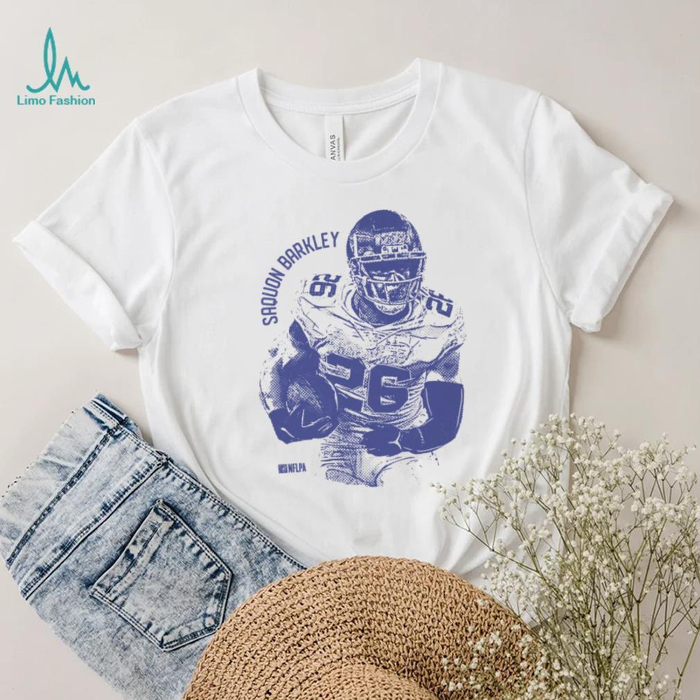 Saquon Barkley New York Vintage Mono Shirt Saquon Barkley New York Vintage Mono Shirt