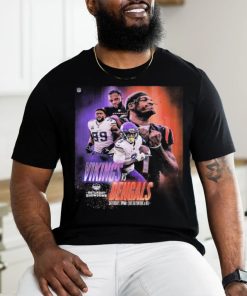 Saturday Showdown Matchup For Minnesota Vikings Vs Cincinnati Bengals In NFL shirt