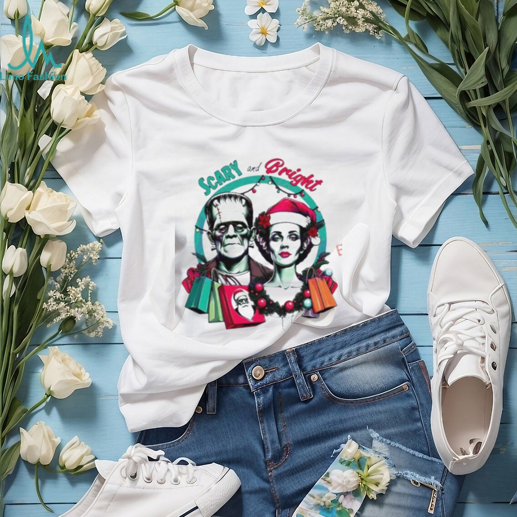 Scary And Bright Horror Christmas Shirt Scary And Bright Horror Christmas Shirt