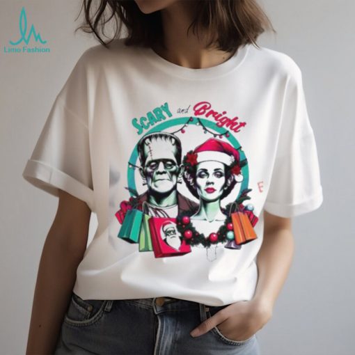 Scary And Bright Horror Christmas Shirt