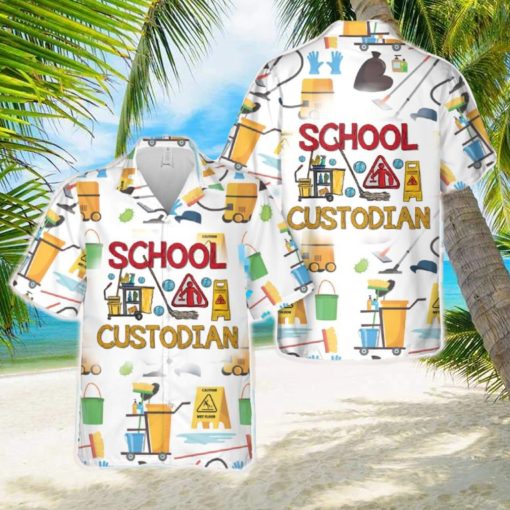 School custodian Hawaiian Shirt