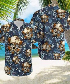 Scuba Diving Skull Aloha Hawaiian Shirt Style Gift For Men Women