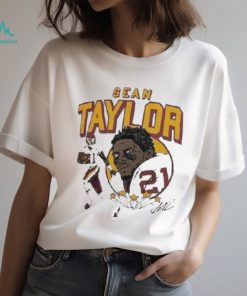Sean Taylor Gray Washington Commanders Caricature Retired Player Shirt