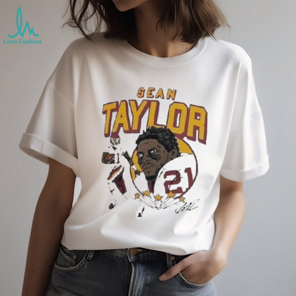 Sean Taylor Gray Washington Commanders Caricature Retired Player Shirt Sean Taylor Gray Washington Commanders Caricature Retired Player Shirt