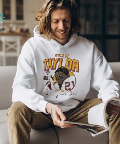 Sean Taylor Gray Washington Commanders Caricature Retired Player Shirt