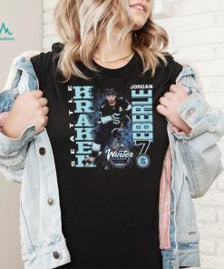 Seattle Kraken Jordan Eberle Mitchell & Ness Black 2024 NHL Winter Classic Player Graphic T Shirt