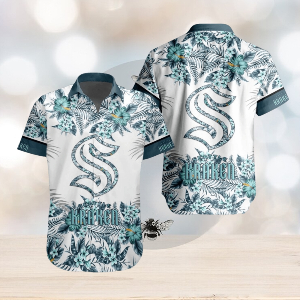 Seattle Kraken NHL Team Beach Vibe Hawaiian Shirt Seattle Kraken NHL Team Beach Vibe Hawaiian Shirt